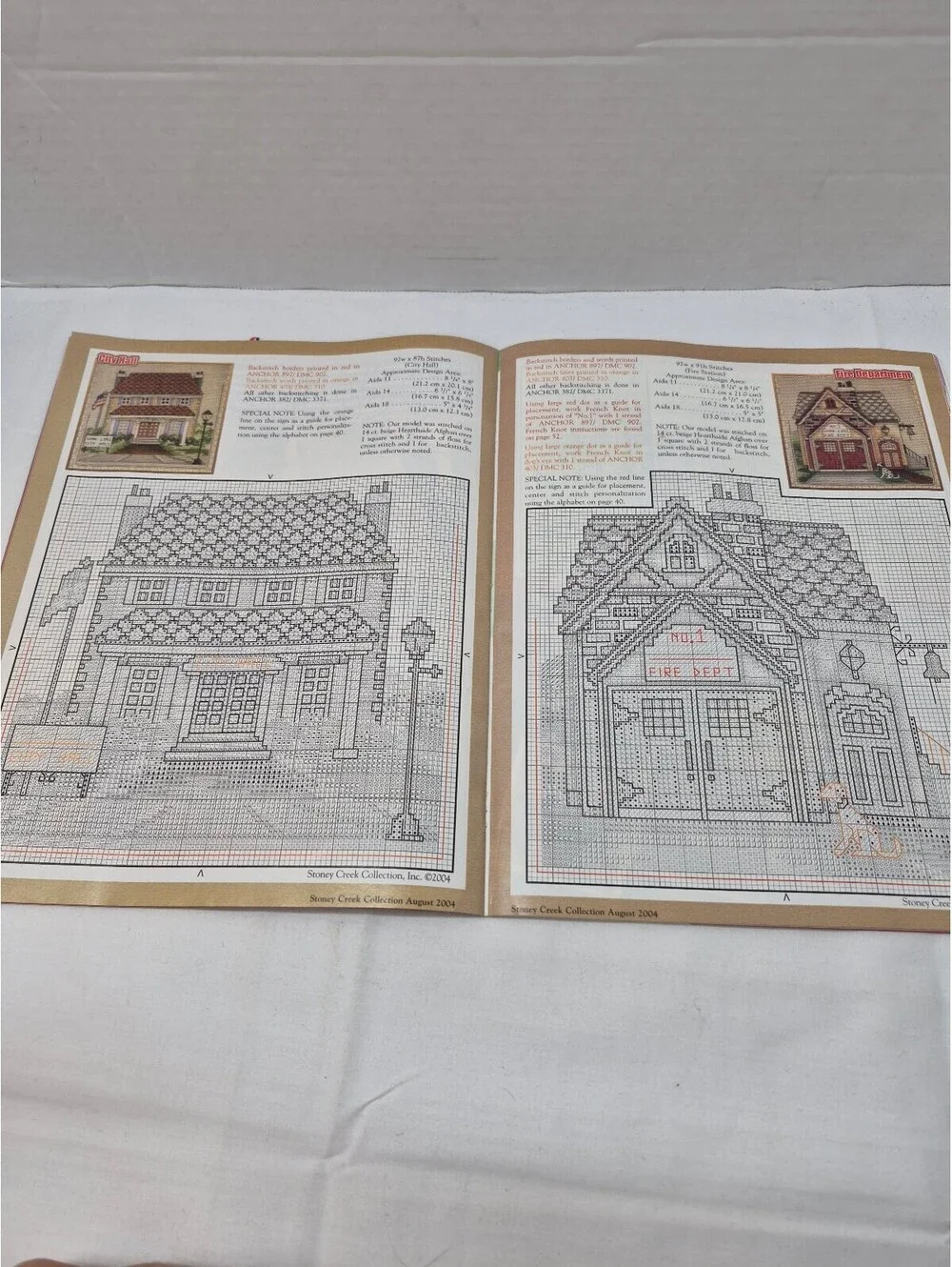 Stoney Creek Cross Stitch Collection Aug 2004 Magazine Collectors Christmas J291